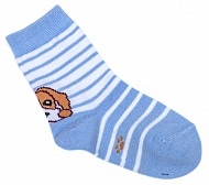 Носки детские р.14 голубой N1D7 Para socks