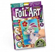 Аппликация цветной фольгой Foil Art FAR-01-07 Зайчик