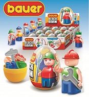 КРОХА 342 Игрушка в яйце "Bauer Eggs" в ассортименте 12/48