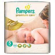 Подгузники PAMPERS Premium Care Junior, 11-18 кг, Экономичная Упаковка 44 шт, р.5