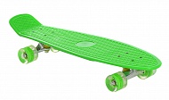Скейт  пласт. зеленый свет. колеса 56*15 см нагрузка 80 кг YQHJ-11 green