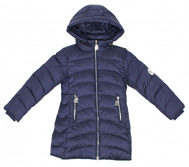 Пальто зима д/д р.128 синий L-2236 Levin Force
