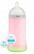 Детская бутылочка Adiri NxGen Fast Flow Pink, от 9 мес., 281 мл.