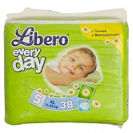Подгузники LIBERO Everyday Extra Large 11-25 кг, (экономичная упаковка), 38 шт