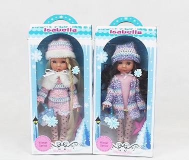 Кукла КЛ BR100 в зимней одежде в/к Кукла КЛ BR100 в зимней одежде в/к