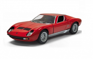 Мод.маш. KINSMART Lamborghini Miura P400 SV KT5390D  инерция (1/12шт.) 1:34 б/к