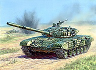 Звезда Сб.модель 3551П Советский танк Т-72Б с активной бронёй