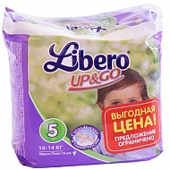 Трусики LIBERO UP&GO Maxi+ 10-14 кг, (маленькая упаковка), 16 шт