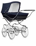 Детская коляска люлька для новорожденных Silver Cross Kensington Navy