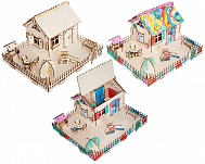 Волшебный 3D- город  Кукольный домик "Фантазия" Д-005 дерево