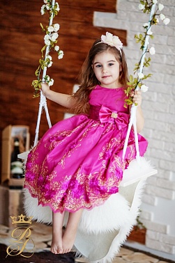 Платье праздничное Цветочная фантазия