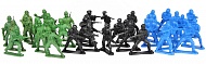 Набор из 12 фигурок солдатиков/полицейских (6,5см) DF2-867/DF2-898/P3-1045/P3-898 4 вида в ассортиме