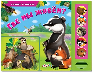 Книга Говорящая "Где мы живем" 978-5-402-01220-2/01468-8