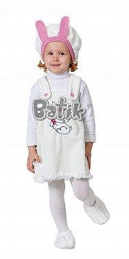 Зайка бело-голубая (крошки) 