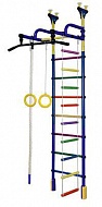 Спорт. комплекс дет. распорный "Жирафик-1А ПЛЮС" синий-радуга