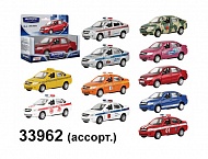 Модель машины 1:36 LADA GRANTA в ассортименте 33962W-RUS в/к