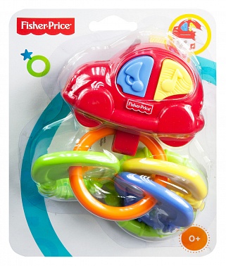 Погремушка-прорезыватель Fisher-Price G6648 "Музыкальная машинка"