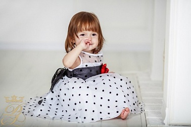 Платье праздничное Горошек