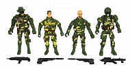 Набор из 4-х фигурок (10см) солдатов с подвижными конечностями 788-03 в/п