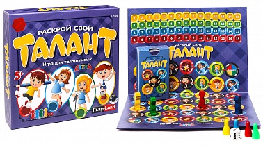 Настольная игра Раскрой свой талант для детей PlayLand L-169 в/к