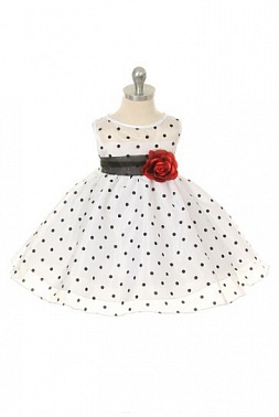 Платье праздничное Горошек