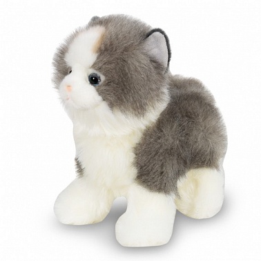 Мягкая игрушка Кошка Викси бело-серая 25 см 95205 ТМ Коробейники