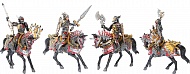 Набор игровой монстров  4 фигурки  с подвижными конечностями, лошадь, акссесуары 8910-109 в/п