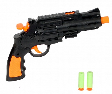 Револьвер 2в1 гелевые пули+мягкие пули H6101 в/п