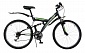 Велосипед 26" 18ск LIDER RIDER LR2618HZ черный/зеленый V-brake рама 18"