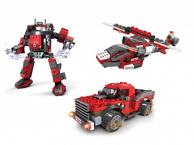 Конструктор блочный Ausini 25620 Робот+верт+машина 286 дет. в/к Конструктор блочный Ausini 25620 Робот+верт+машина 286 дет. в/к