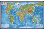 Карта настенная Мир Физический 1:29М 101х66 ламинированная КН038