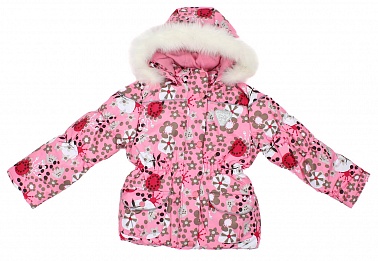 Куртка зима д/д р.116 розовый 82105 Geburt*