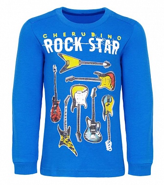 Джемпер д/м р.98см синий CAK 61540 Cherubino