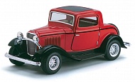 Мод. маш. KINSMART KT5332D "Ford 3-Window Coupe 1932" инерция (1/12шт.) 1:34 б/к