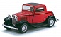 Мод. маш. KINSMART KT5332D "Ford 3-Window Coupe 1932" инерция (1/12шт.) 1:34 б/к