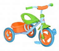 Велосипед 3-х кол RICH FAMILY XG 11214  голубой/зеленый RF11214