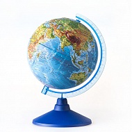 Глобус Земли физико-политический подсветкой диаметр 25 см Классик Евро ке012500191
