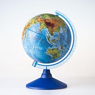 Глобус Земли физический Классик Евро диаметр 15 см Ке011500196
