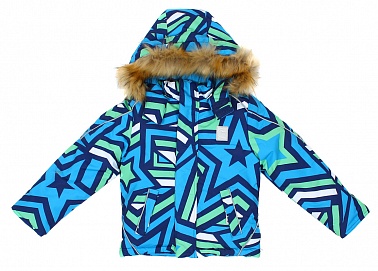 Куртка зима д/м р.104 синий 82111 Geburt*