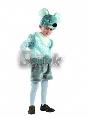 Мышонок Пушистик (шёлк) 