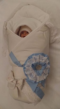 Комплект на выписку «Неженка» с одеялом на меху