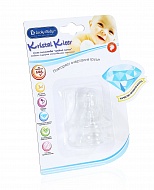 Соска силиконовая со средним потоком (2шт) 610695(M) Lucky Baby