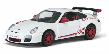 Мод. маш. KINSMART KT5352D "2010 PORCHE 911 GT3 RS" инерция (1/12шт.) 1:36 б/к