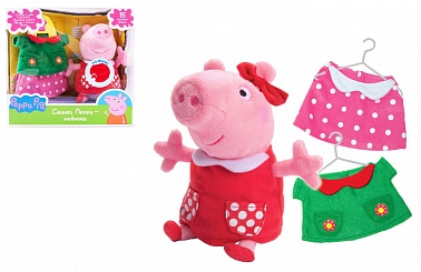 Мяг. Пеппа Модница 31155 20 см озвуч. Peppa Pig