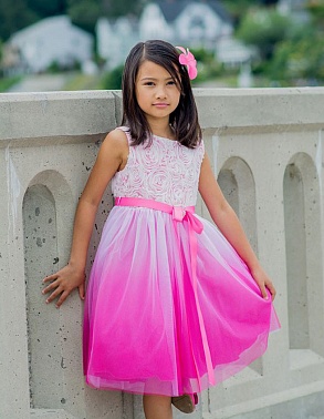 Платье праздничное Радужный перелив