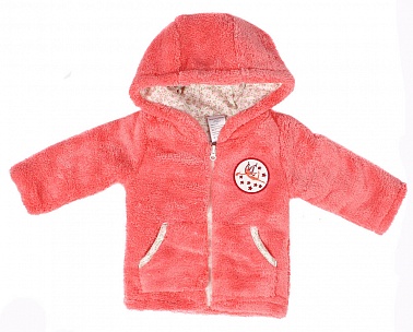 Кофточка д/д р.80 см персик велсофт 57-03-52 Ньюборн Кофточка д/д р.80 см персик велсофт 57-03-52 Ньюборн