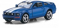 Мод. маш. KINSMART KT5091DF "FORD Mustang GT" с полосками инерция (1/12шт.) 1:38 б/к