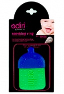 Прорезыватель для зубов Adiri Bottle Teething Ring, cyan-green