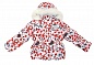 Куртка зима д/д р.116 белый/красный 82105 Geburt*