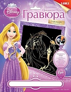 Картина-гравюра большая с эффектом золота Грд-001 "Рапунцель" Disney